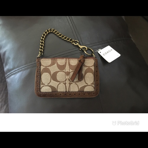 Brown Coach Wristlet - Picture 4 of 4
